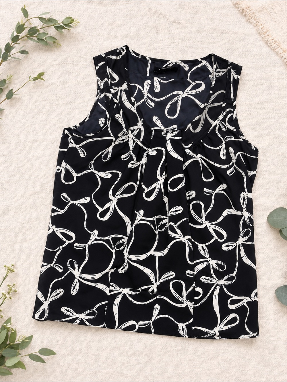 Banana Republic ribbon blouse